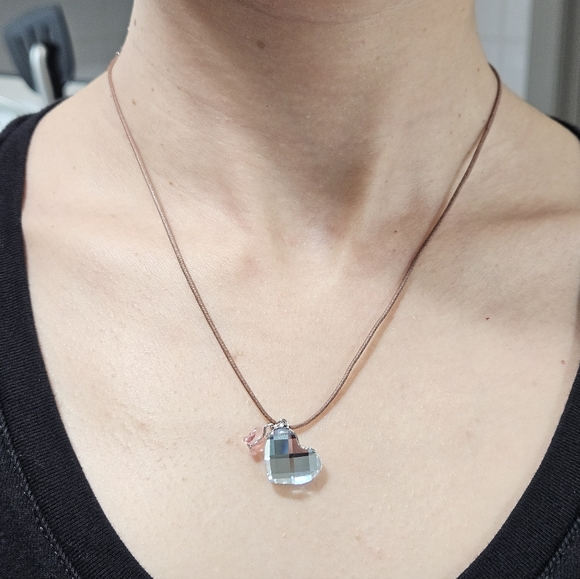 Swarovski Jewelry - Swarovski Crystal Heart Pendant Necklace